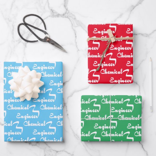 Chemisch ingenieurslint inpakpapier vel (Voorkant)