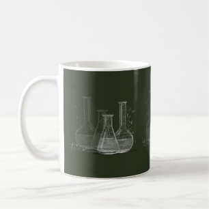 chemisch laboratorium koffiemok
