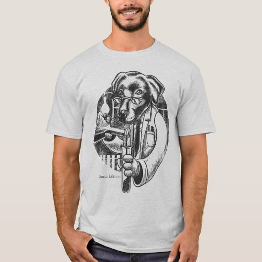 Chemisch laboratorium(rador) t-shirt (Voorkant)