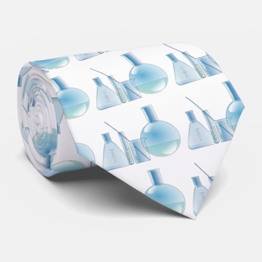 Chemisch laboratorium stropdas (Opgerold)