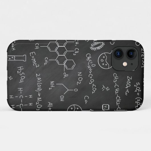 Chemisch patroon Case-Mate iPhone case (Achterkant (horizontaal))