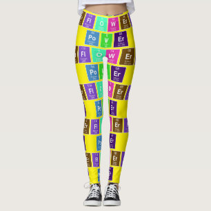 Chemisch periodiek systeem van elementen: FlOWEr P Leggings