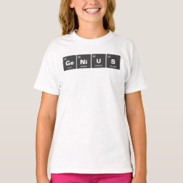 Chemisch periodiek systeem van elementen: GeNiUS T-shirt