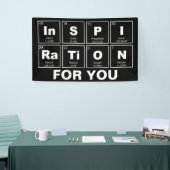 Chemisch periodiek systeem van elementen: InSPIRaT Spandoek (Beurs)