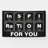 Chemisch periodiek systeem van elementen: InSPIRaT Spandoek (Horizontaal)