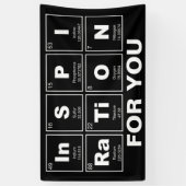 Chemisch periodiek systeem van elementen: InSPIRaT Spandoek (Verticaal)