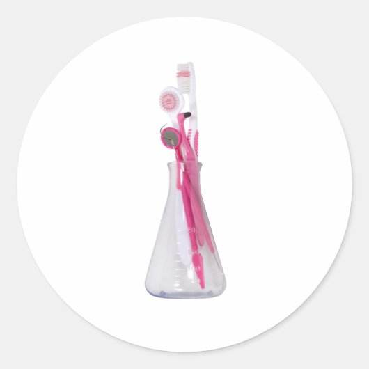 ChemischDental071209 Ronde Sticker (Voorkant)