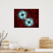 Chemische aantrekking en sluiting poster (Keuken)