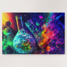 Chemische abstracte heldere kolfvloeistof