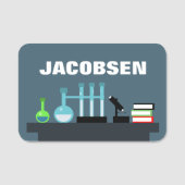 Chemische apparatuur  naamplaatje (Voorkant)