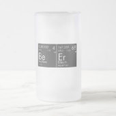 Chemische bier matglas bierpul (Center)