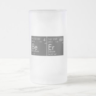 Chemische bier matglas bierpul