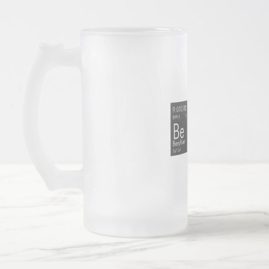 Chemische bier matglas bierpul (Links)