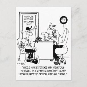 Chemische Cartoon 8791 Briefkaart