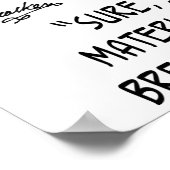 Chemische Cartoon 8791 Poster (Hoek)