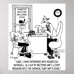 Chemische Cartoon 8791 Poster