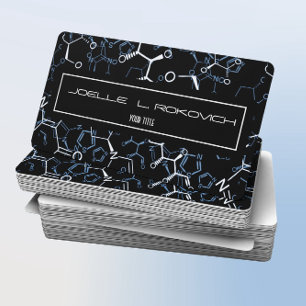 Chemische Chemie Symbolen Business Card Template Visitekaartje