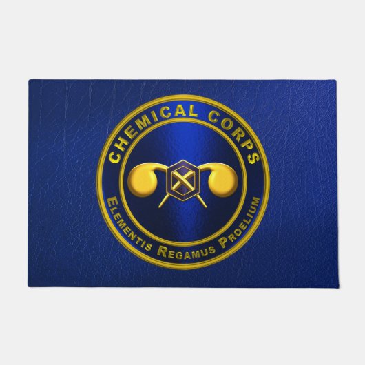 Chemische Corps Veteran Deurmat (Voorkant)