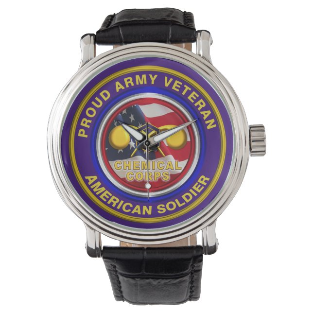 Chemische Corps Veteran Horloge (Voorkant)
