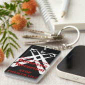 Chemische dispersanten zijn terroristische donkere sleutelhanger (Voorkant Rechts)