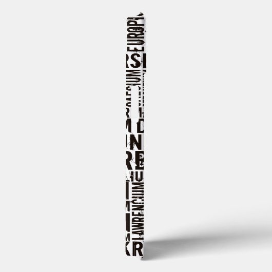 Chemische elementen... Carved Wood iPhone Case (Achterkant / Rechts)