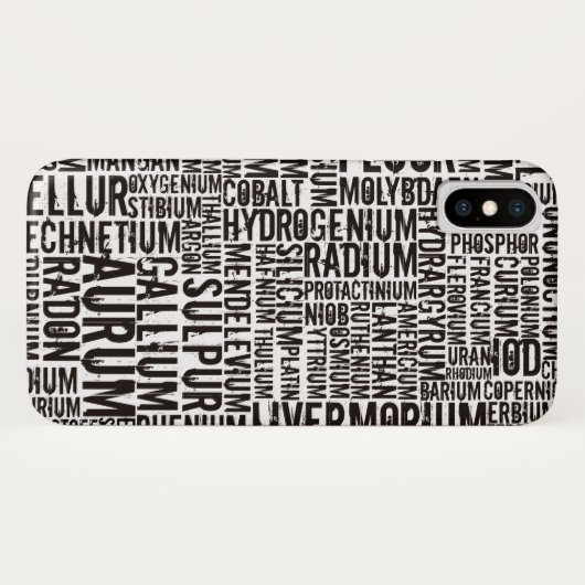 Chemische elementen... Case-Mate iPhone case (Achterkant (horizontaal))