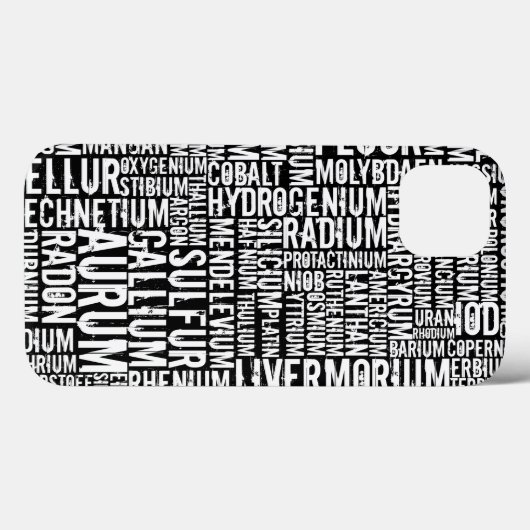 Chemische Elementen Case-Mate iPhone Case (Achterkant (horizontaal))