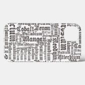 Chemische elementen Case-Mate iPhone case (Achterkant (horizontaal))