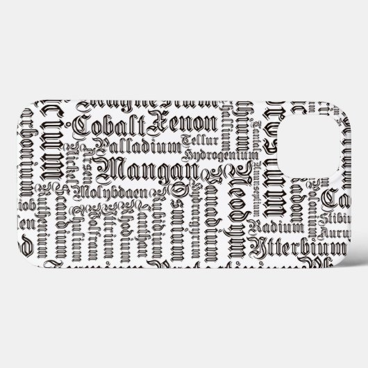 Chemische elementen Case-Mate iPhone case (Achterkant (horizontaal))
