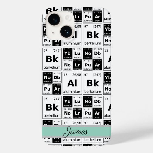 Chemische Elementen Case-Mate iPhone Case (Achterkant)
