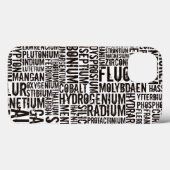 Chemische Elementen... Gesneden Houten iPhone Hoes (Achterkant (horizontaal))