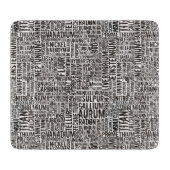 Chemische elementen snijplank (Voorkant)