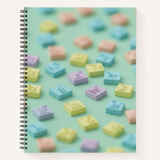 Chemische elementen van Natasha Us Notitieboek (Voorkant)