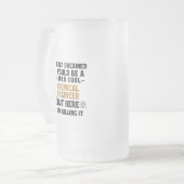 CHEMISCHE ENGINEER MATGLAS BIERPUL (Voorkant links)