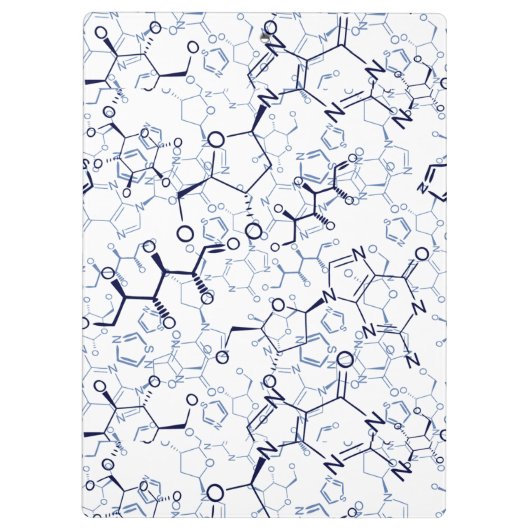 Chemische Formule Chemie Gepersonaliseerde Geschen Klembord (Achterkant)