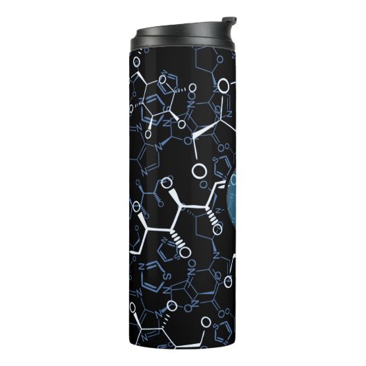 Chemische Formule Chemie Gepersonaliseerde Geschen Thermosbeker (Gedraaid links)