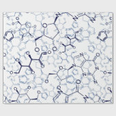 Chemische Formule Chemie Geschenken Cadeaupapier (Vlak)
