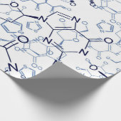 Chemische Formule Chemie Geschenken Cadeaupapier (Hoek)