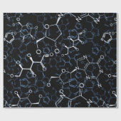 Chemische Formule Chemie Geschenken Cadeaupapier (Vlak)