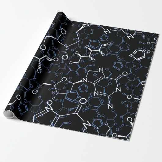 Chemische Formule Chemie Geschenken Cadeaupapier (Uitgerold)