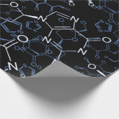 Chemische Formule Chemie Geschenken Cadeaupapier (Hoek)