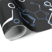 Chemische Formule Chemie Geschenken Cadeaupapier (Rol Hoek)