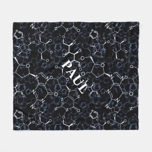 Chemische Formule Chemie Geschenken Fleece Deken (Voorkant (Horizontaal))