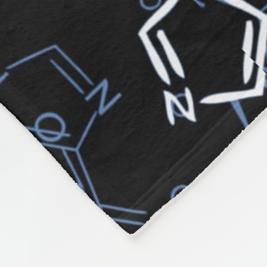 Chemische Formule Chemie Geschenken Fleece Deken (Hoek)