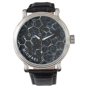 Chemische formule chemie geschenken gepersonalisee horloge