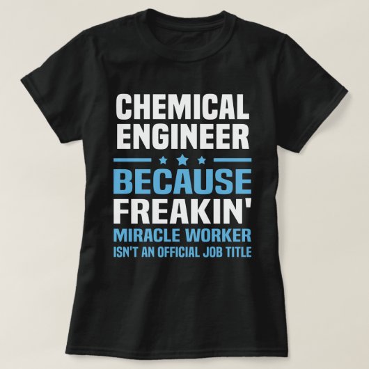 Chemische ingenieur t-shirt (Design voorkant)