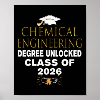 Chemische Ingenieursgraad Ontgrendeld Cl Van 2026  Poster