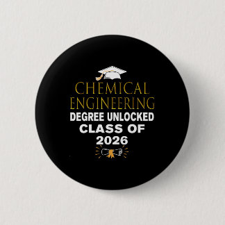 Chemische Ingenieursgraad Ontgrendeld Cl Van 2026  Ronde Button 5,7 Cm