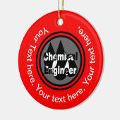 Chemische ingenieurstrips — Cirkel Keramisch Ornament (Links)