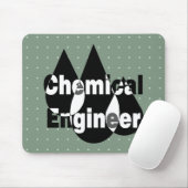 Chemische ingenieurstrips muismat (Met muis)